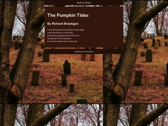 poetry/thepumpkintide screenshot