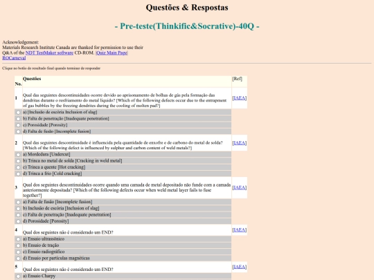CP_QUIZZES/Pre-teste(Thinkific&Socrative)-40Q screenshot
