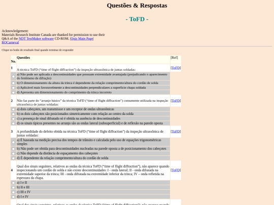 NDT_QUIZZES/ToFD(8Q) screenshot