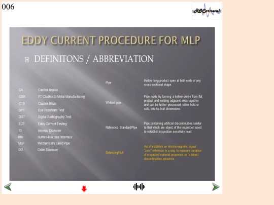 SAIPEM/Slide6 screenshot