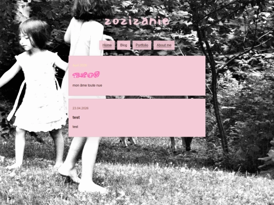 blog screenshot