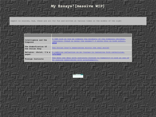 essays screenshot