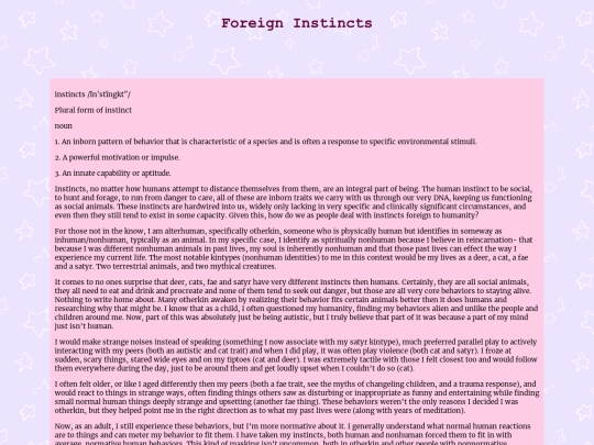essays/instincts screenshot