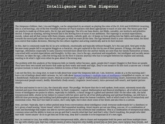 essays/intelligence screenshot