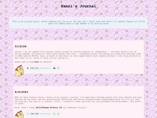 journal screenshot