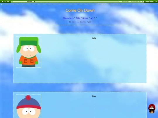 shrine/southpark/characters screenshot