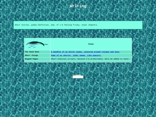 writing screenshot