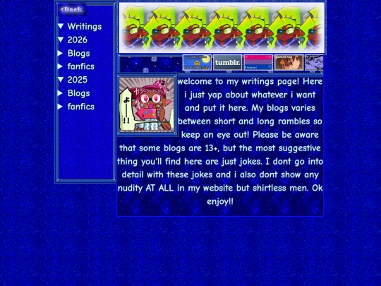 Blogs screenshot