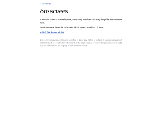 dm_screen screenshot