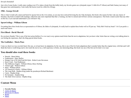 books screenshot