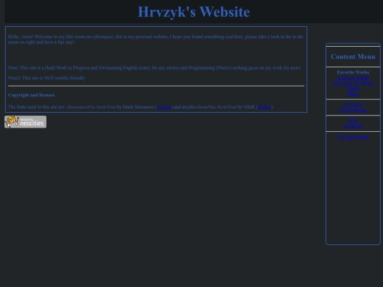 index screenshot