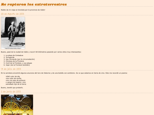 viaje/bicicleta screenshot