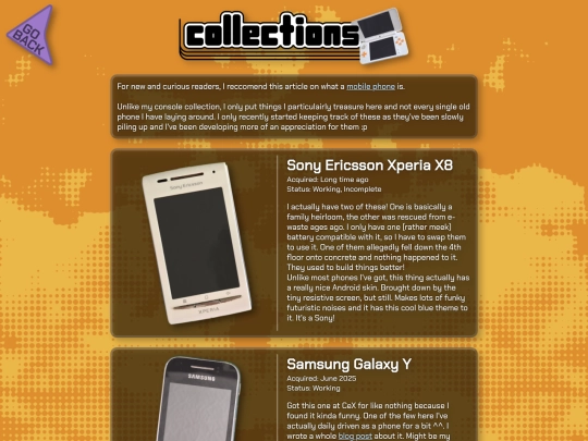 collections/phones screenshot