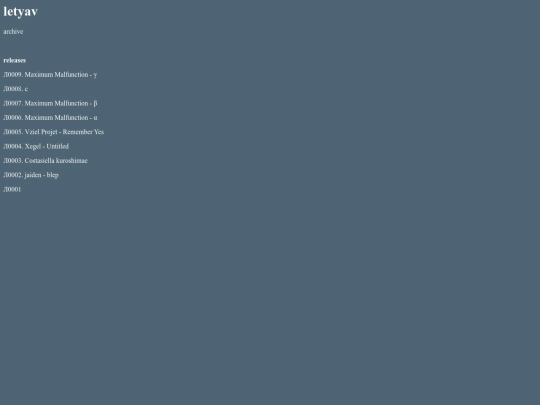 releases screenshot
