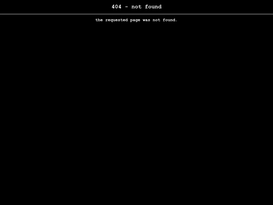 not_found screenshot