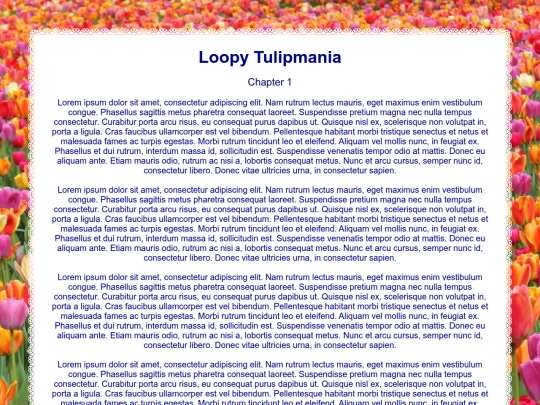 tulipmania/testcormorantgaramond screenshot
