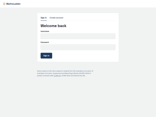 login screenshot