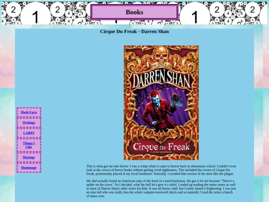 books/cirque screenshot