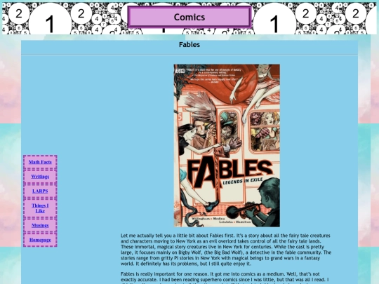 comics/fables screenshot