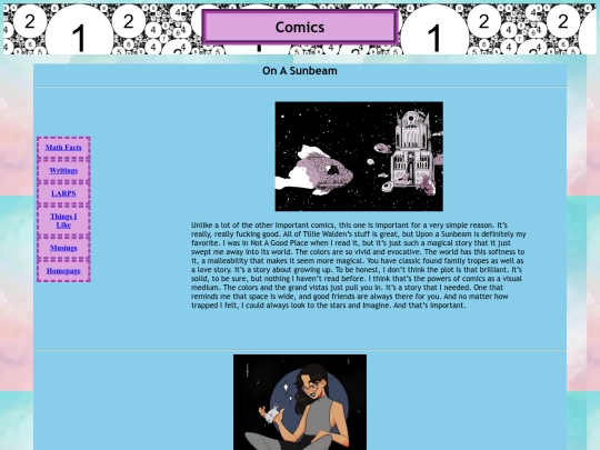 comics/sunbeam screenshot