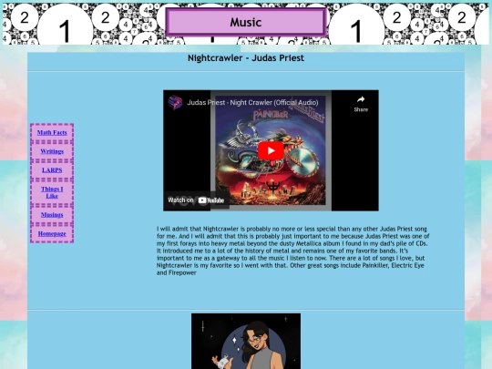 songs/nightcrawler screenshot