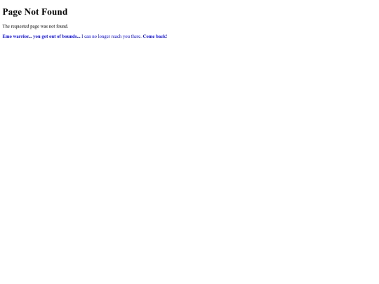 not_found screenshot