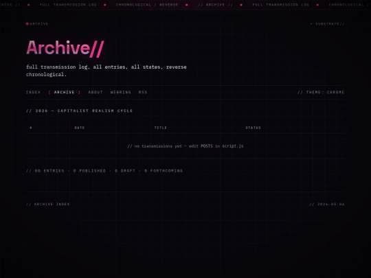 archive screenshot
