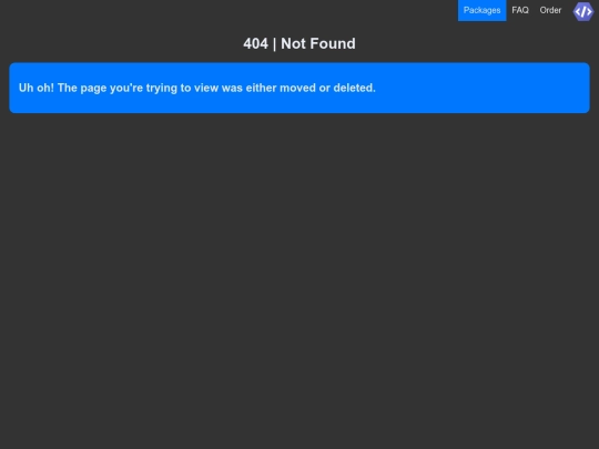 not_found screenshot
