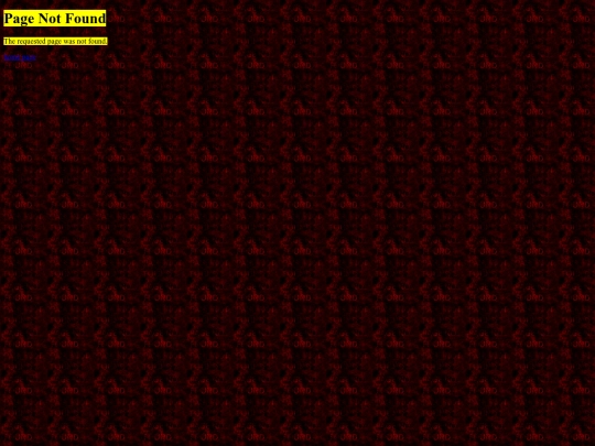 not_found screenshot