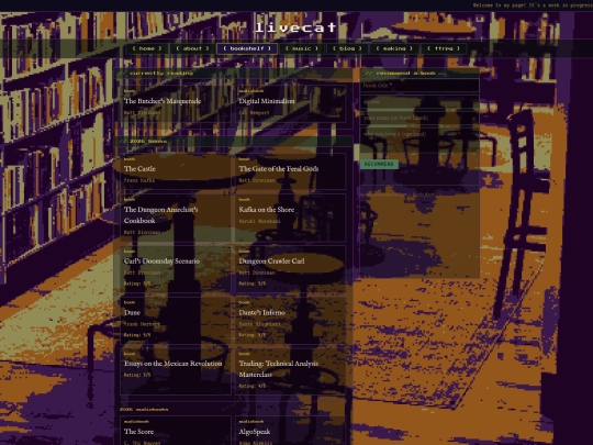 bookshelf screenshot