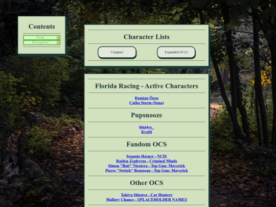characterlist screenshot