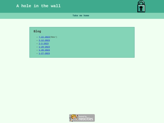 blog screenshot