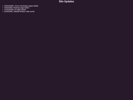 updates screenshot