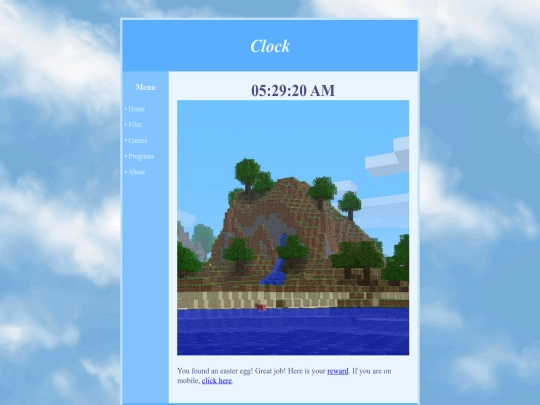 clock screenshot