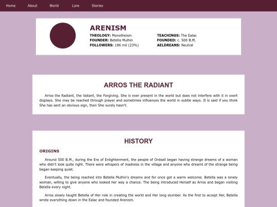 religion/arenism screenshot