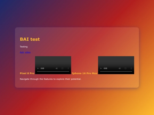 Videos screenshot
