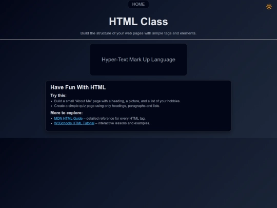 class x/html screenshot