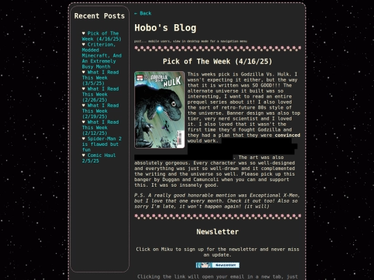 pages/blog screenshot