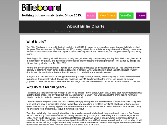 charts/about screenshot