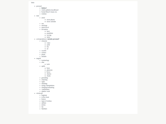 notes screenshot