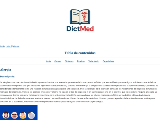 articulos/alergia screenshot
