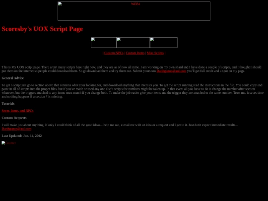 scoresby/Scoresby's UOX Scripts screenshot