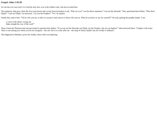 Readings/John.1.18-28 screenshot