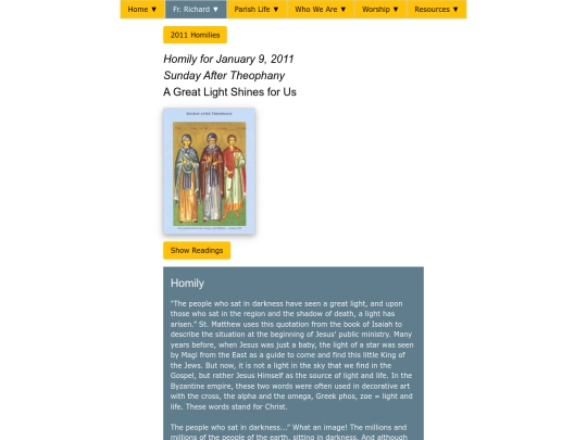fr_richard/2011/homily20110109 screenshot