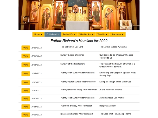 fr_richard/homilies2022 screenshot