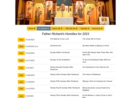 fr_richard/homilies2023 screenshot