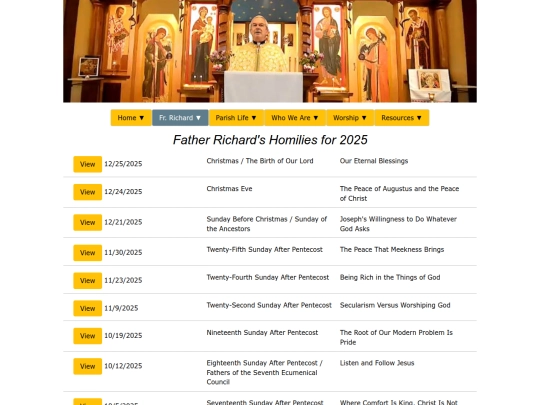 fr_richard/homilies2025 screenshot