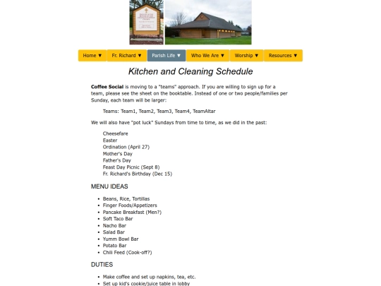 parish_life/kitchen screenshot