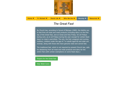worship/great_fast screenshot