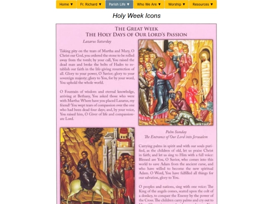 worship/holyweek screenshot